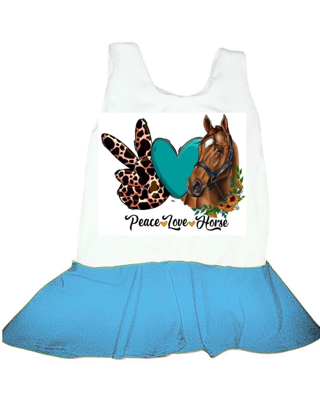 Peace love horse