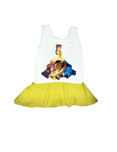 Load image into Gallery viewer, Beauty and the beast peplum
