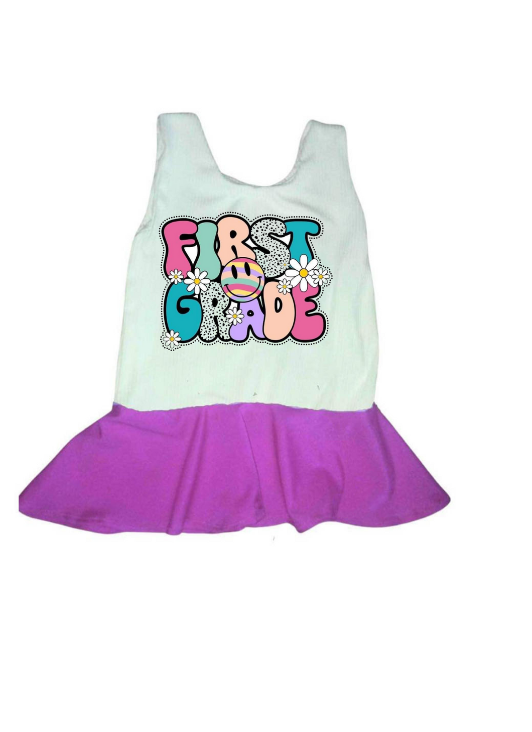 First grade peplum top