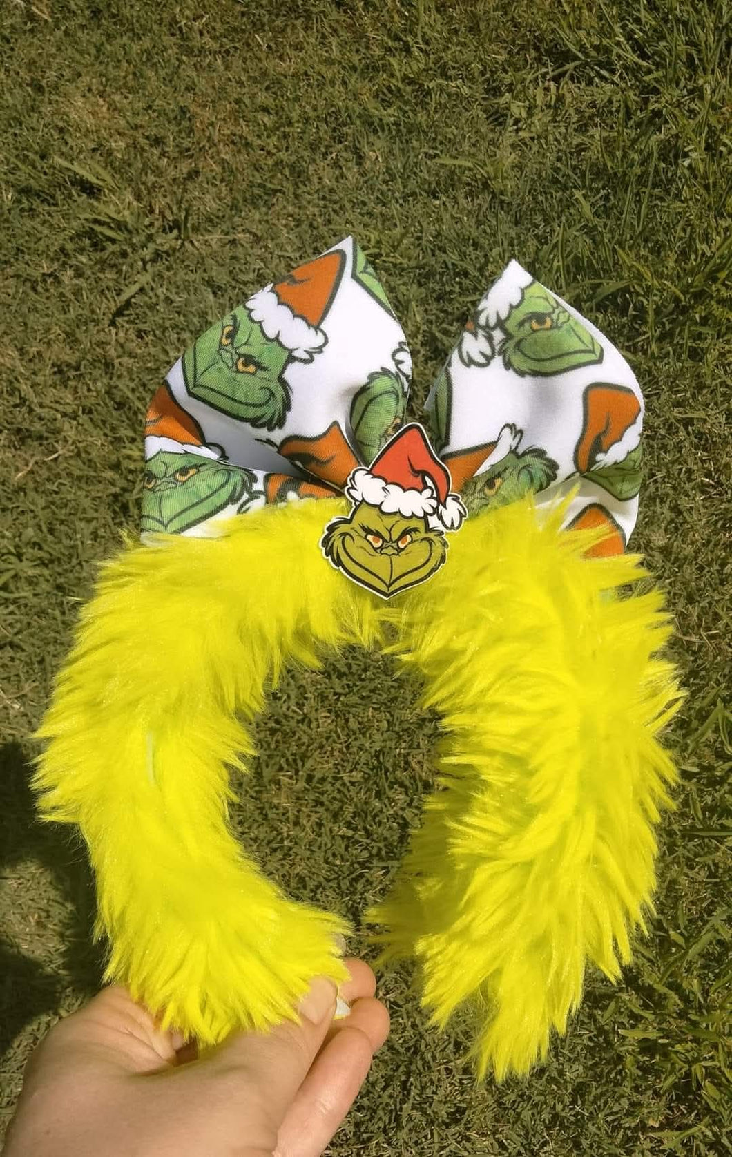 Grinch headband