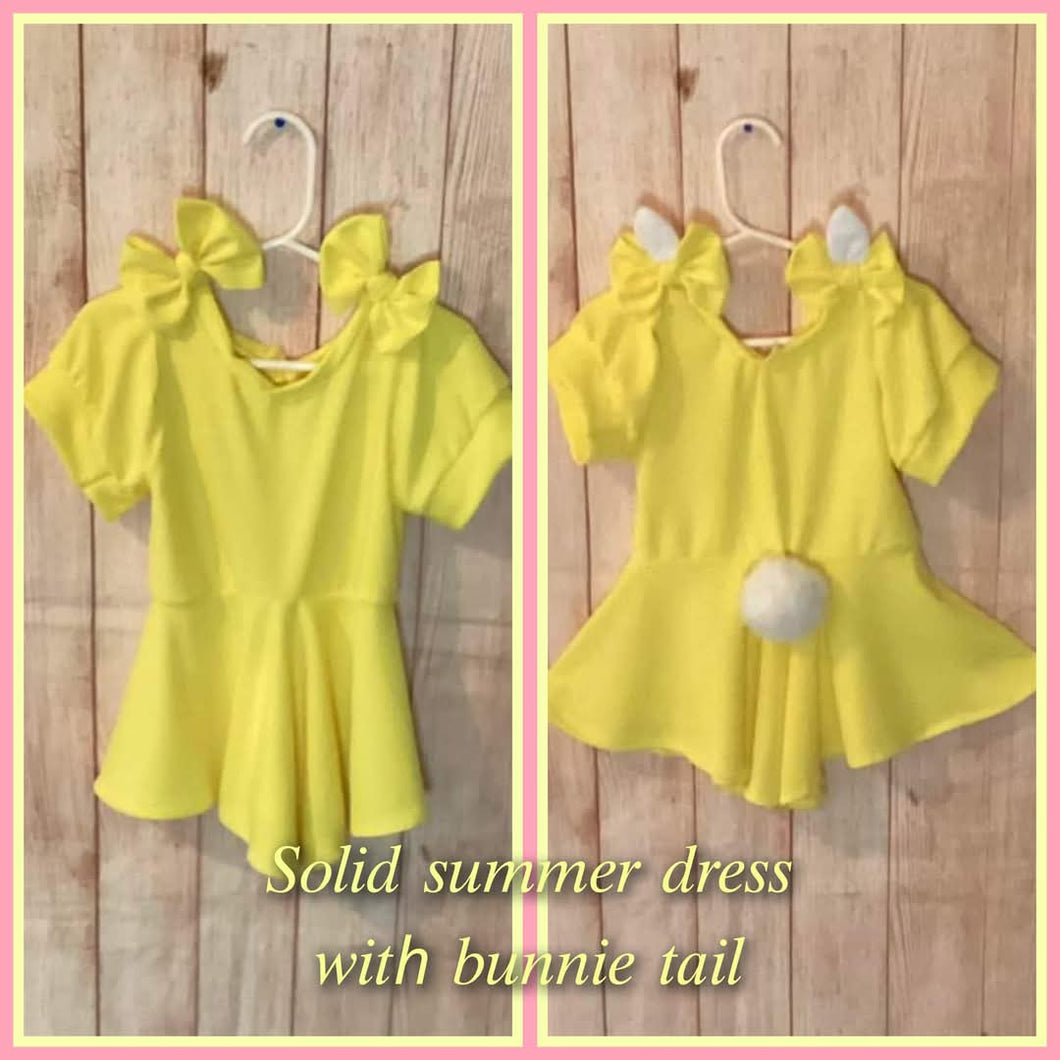 Bunny tail dress