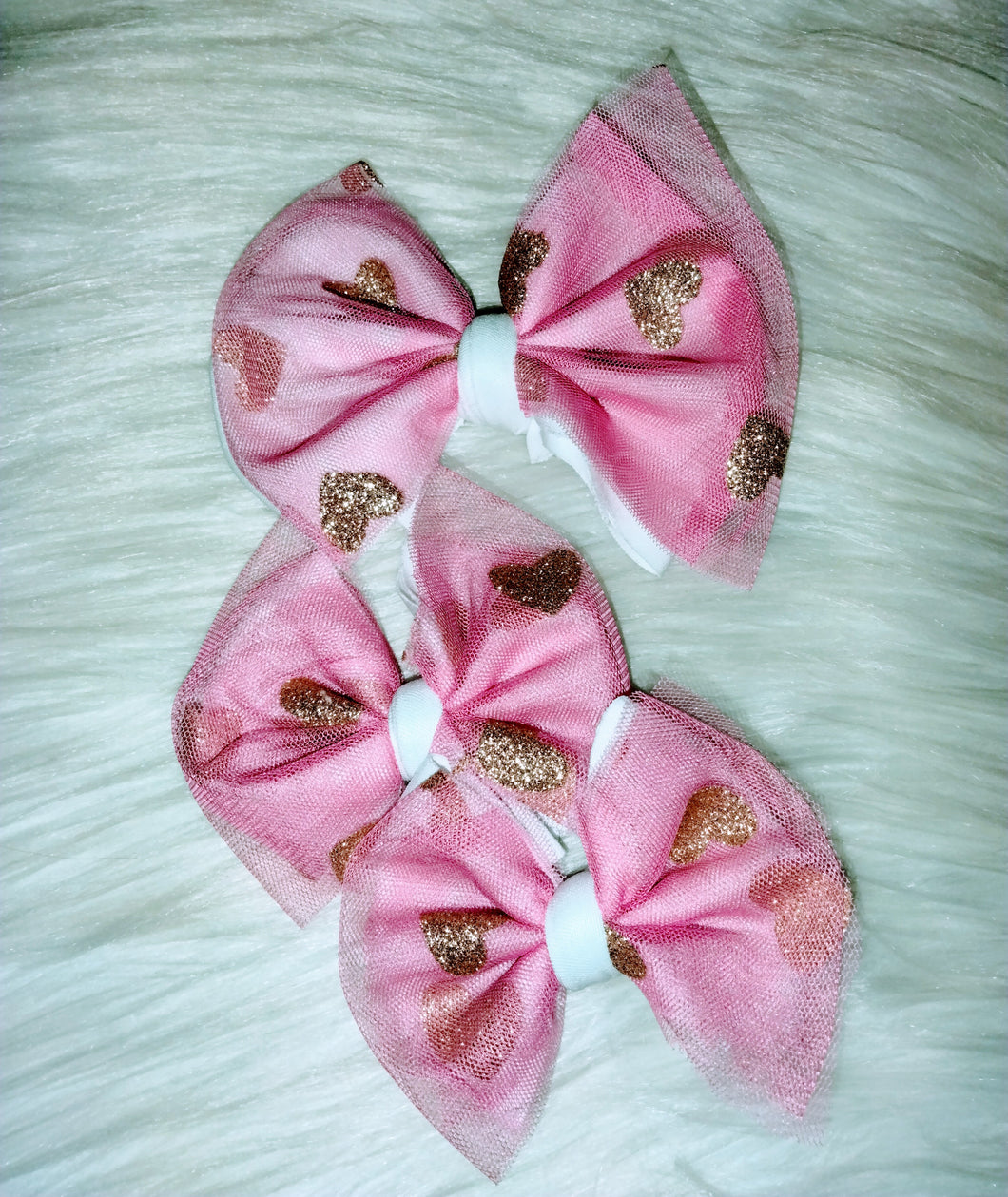 Pink heart tulle 🩷