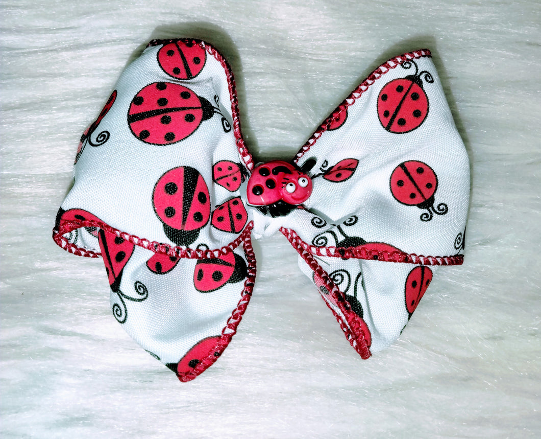 Lady bug bow