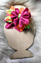 Load image into Gallery viewer, Colorful Flower bow/ Headband
