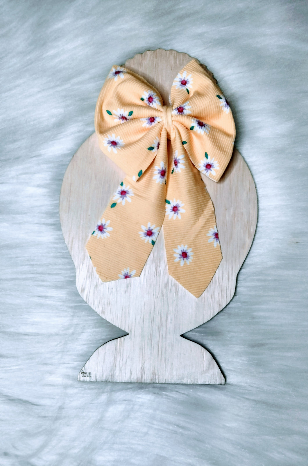 Yellow flower sailor bow