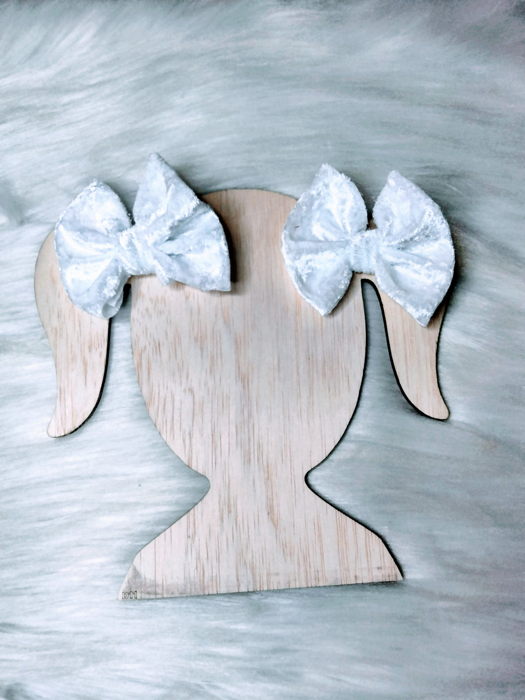 White velvet piggies