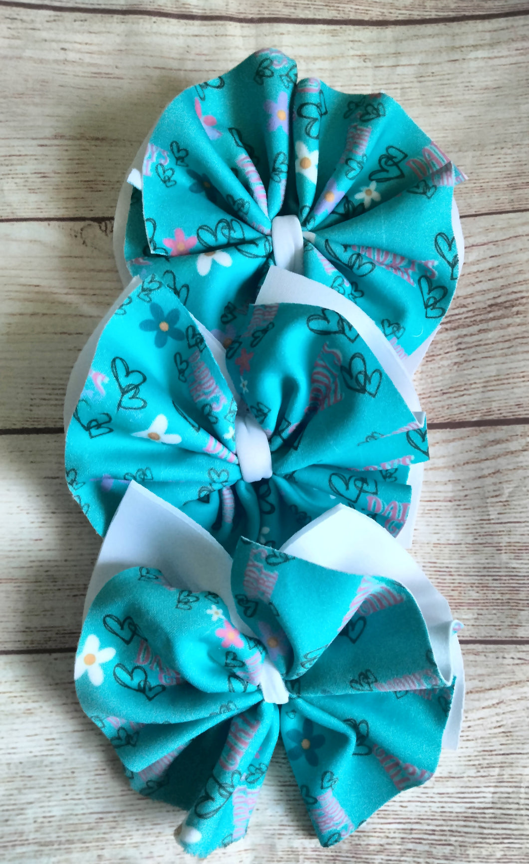 Daddy's girl shredded bows