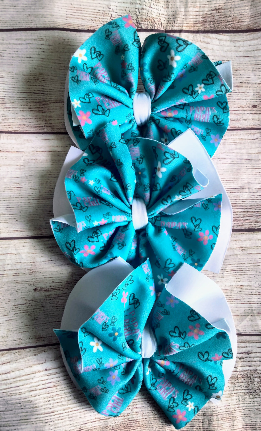 Papa's girl shredded bow