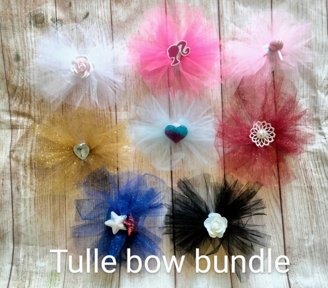 Tulle bow bundle