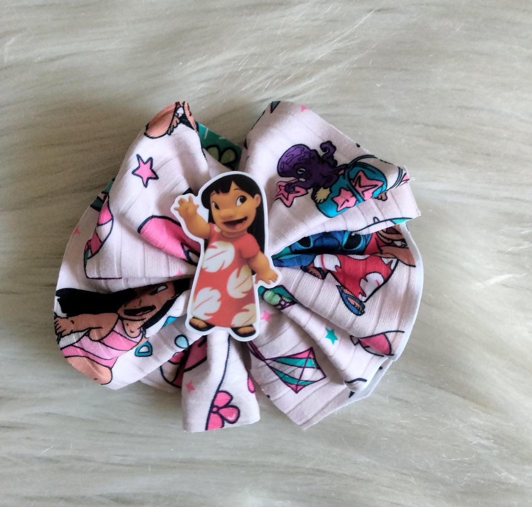 Shredded Lilo/stitch bow