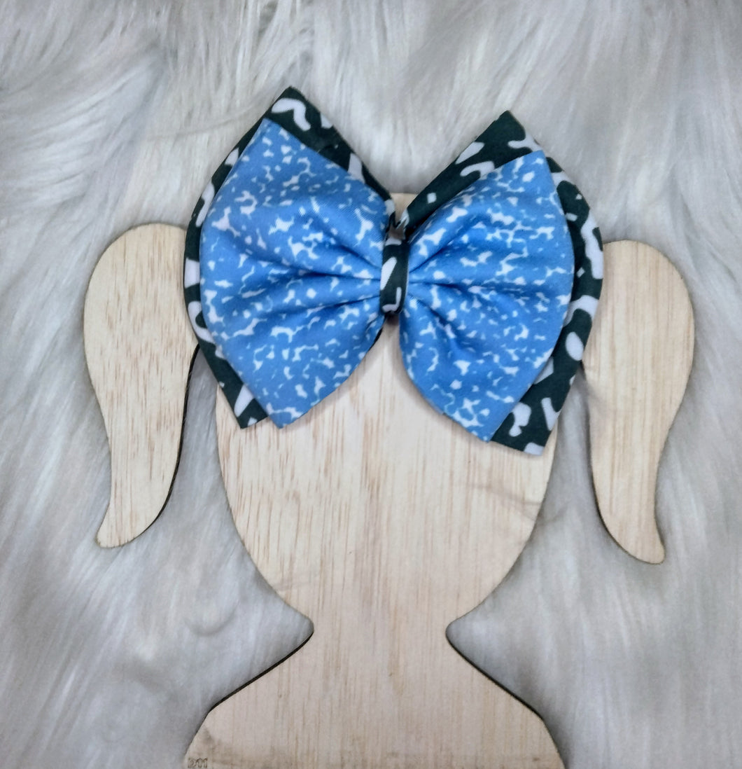 Blue double stack composition 📓