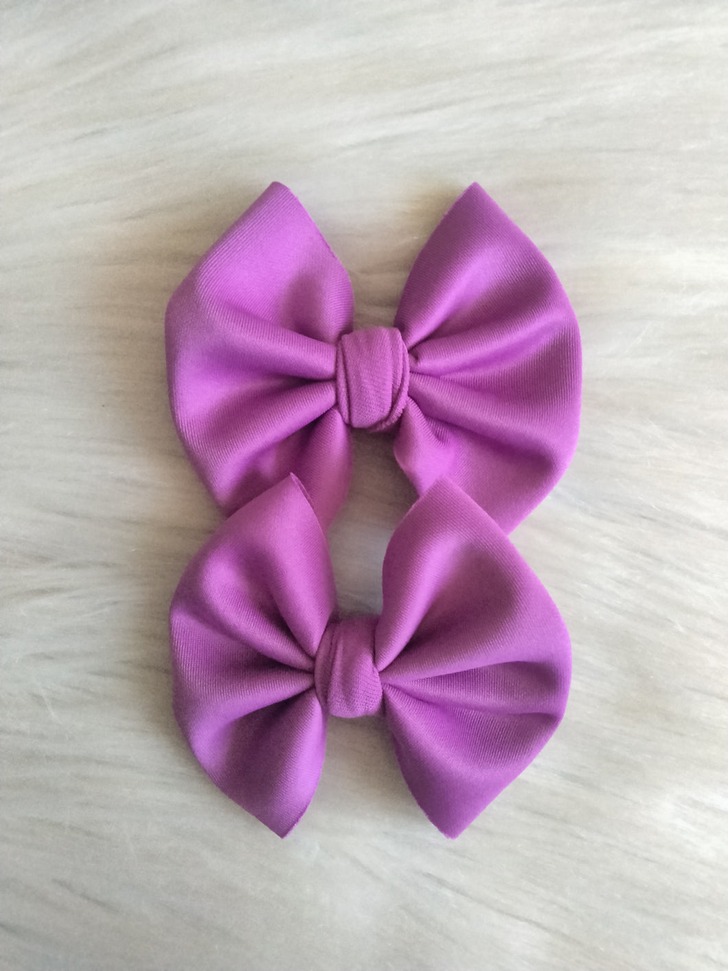 Purple puff piggies