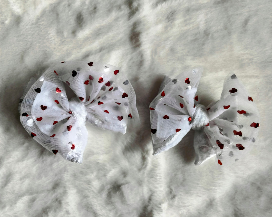 Double stack red heart piggies