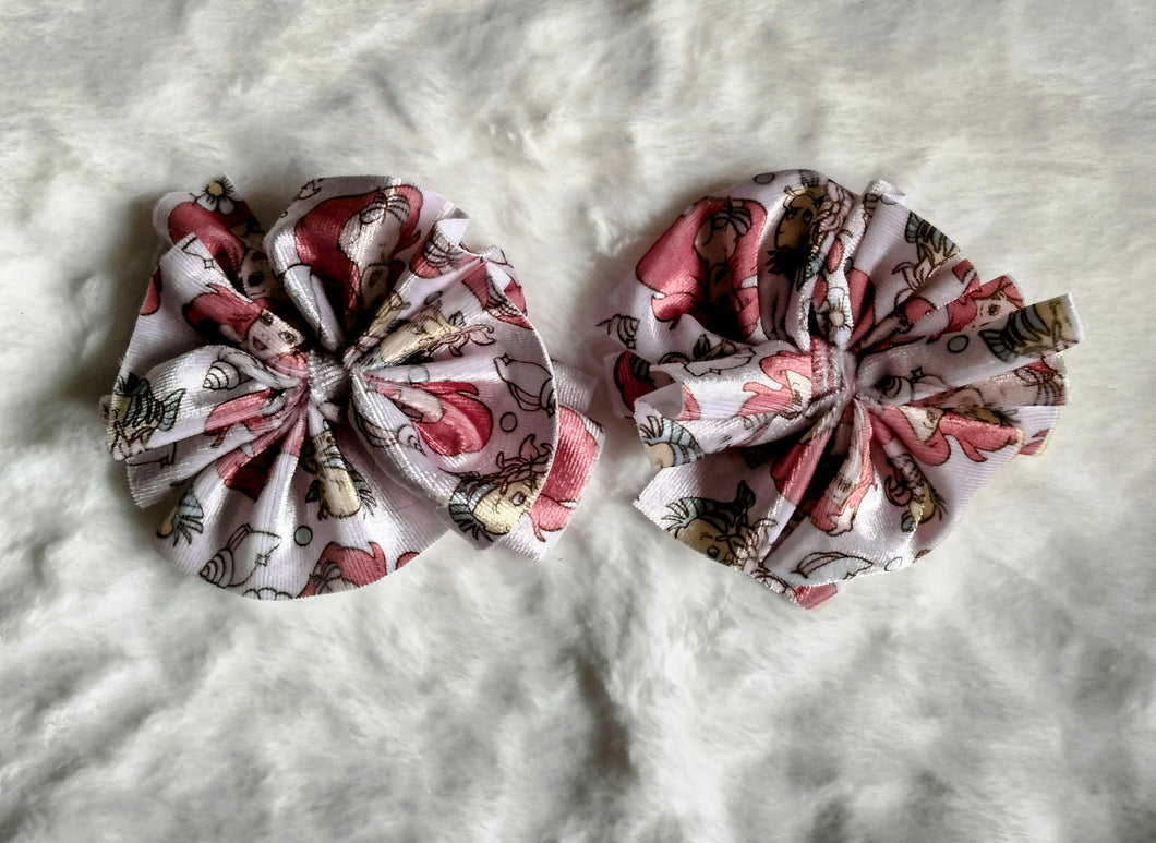 Ariel velvet shredded piggies