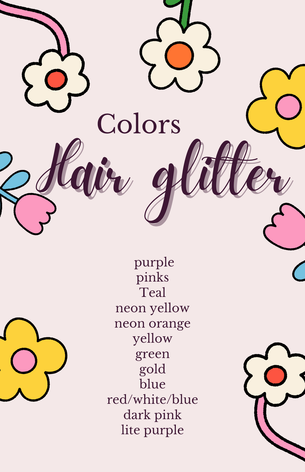 Hair glitter bundle