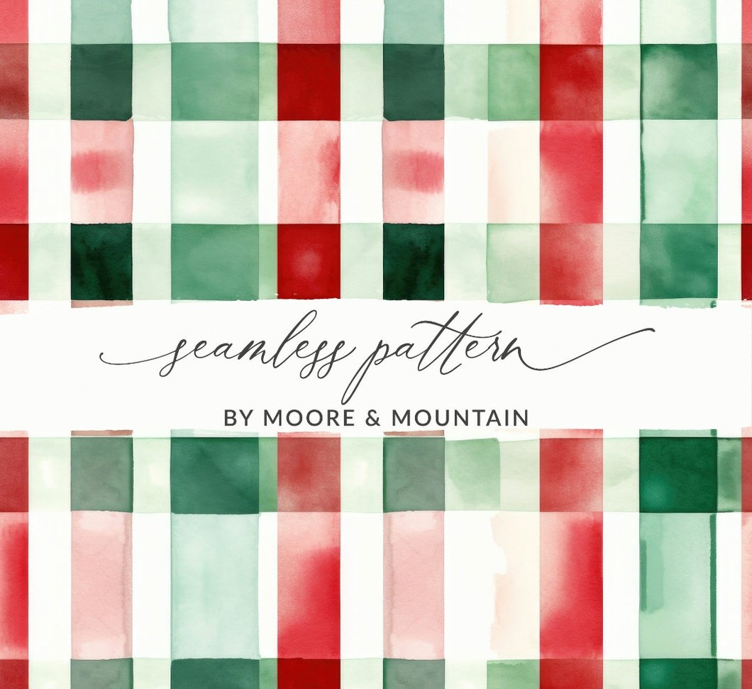 Christmas plaid leggings