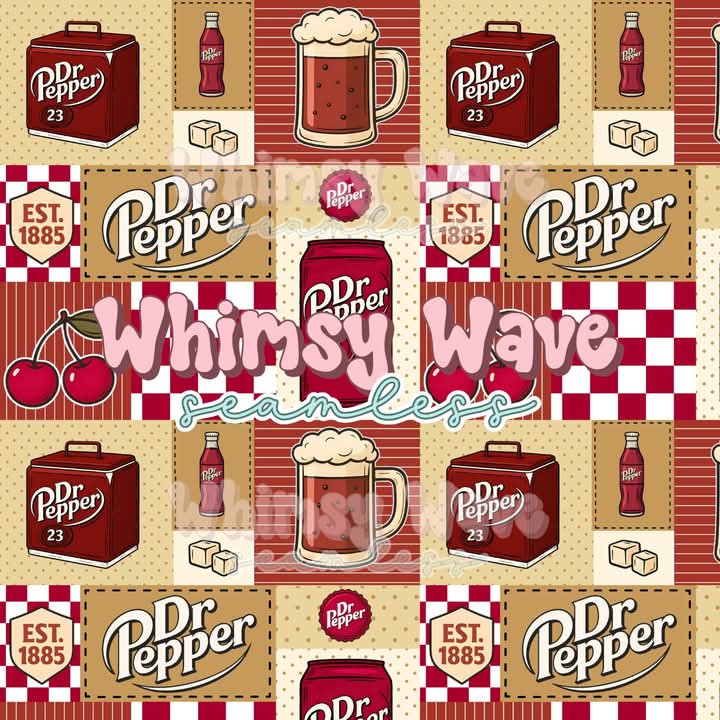 Bow/ piggie Dr. Pepper