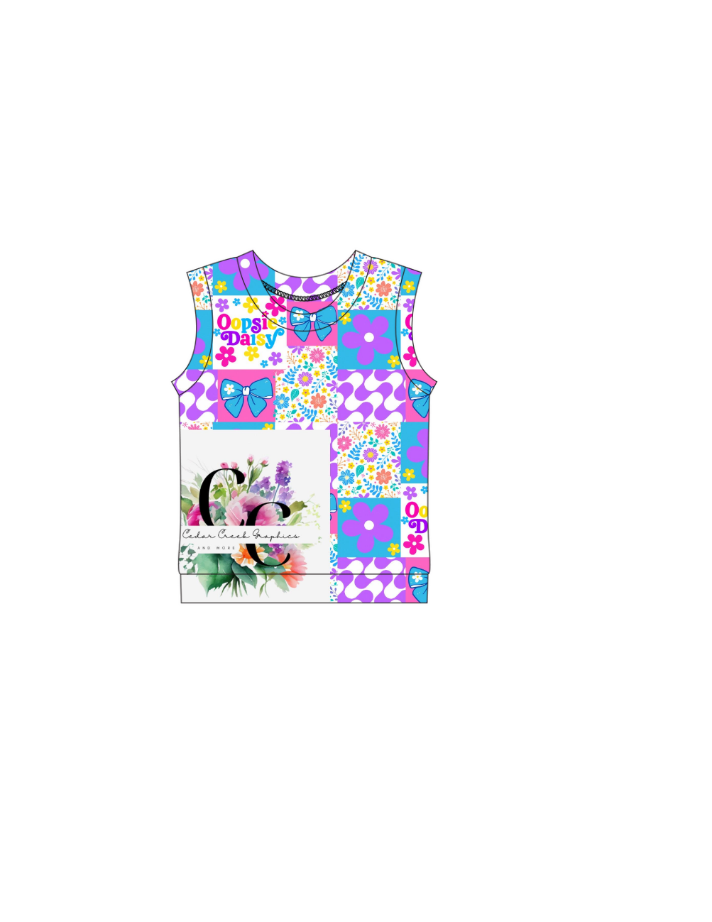 Floral tank  top