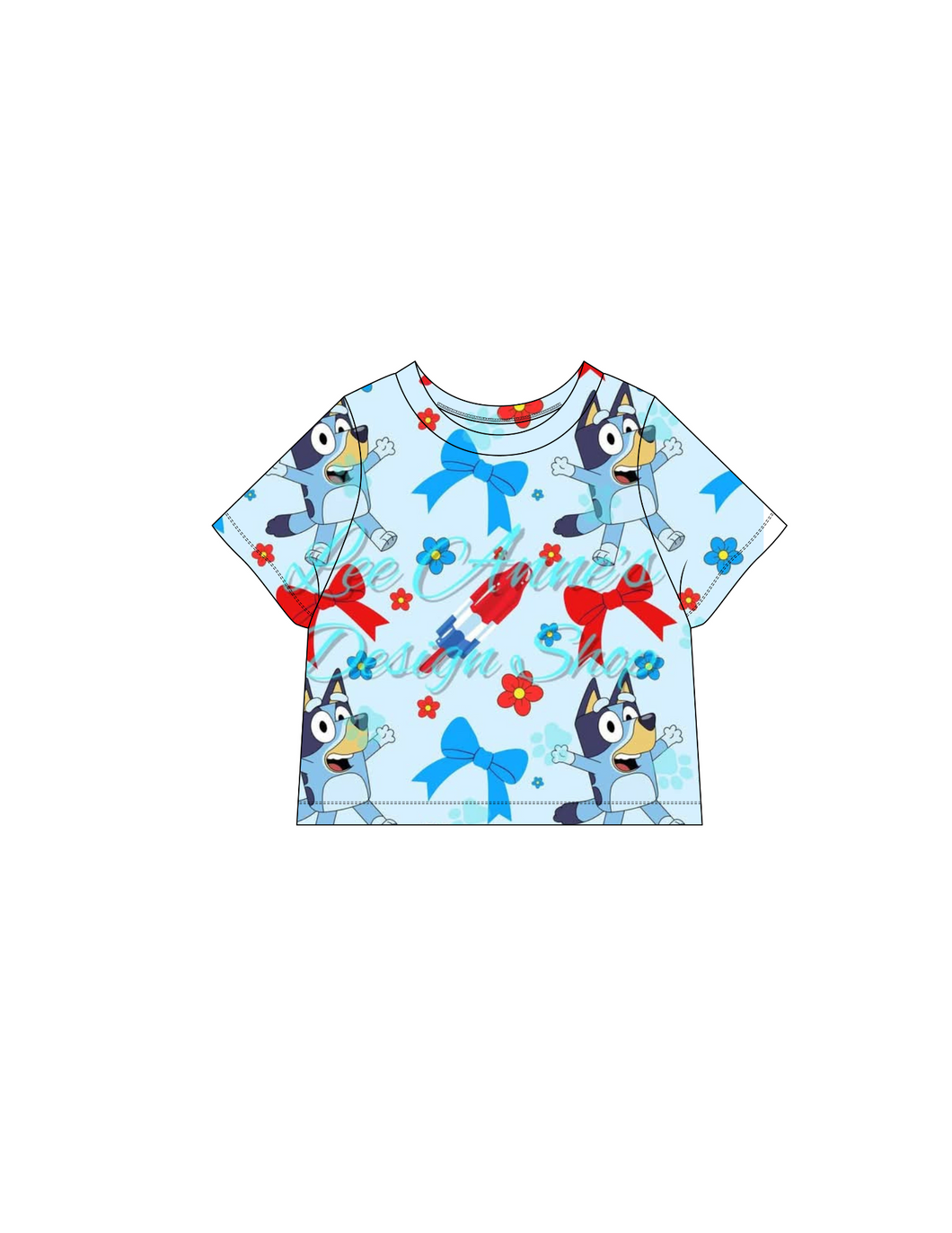 Bluey 4th tee shirt