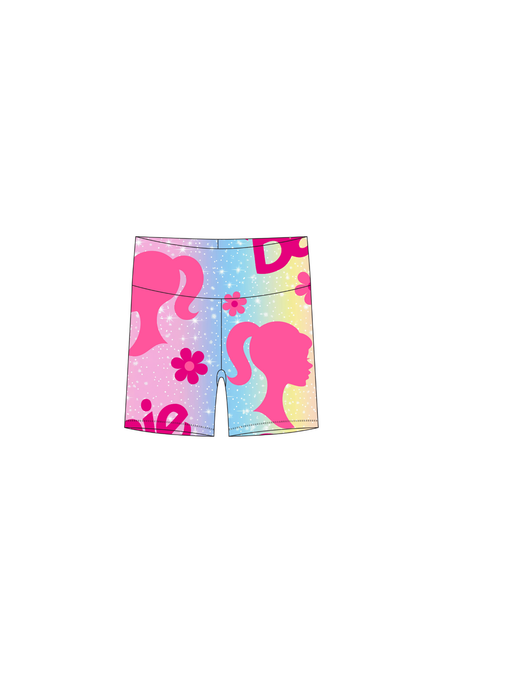 Barbie biker shorts