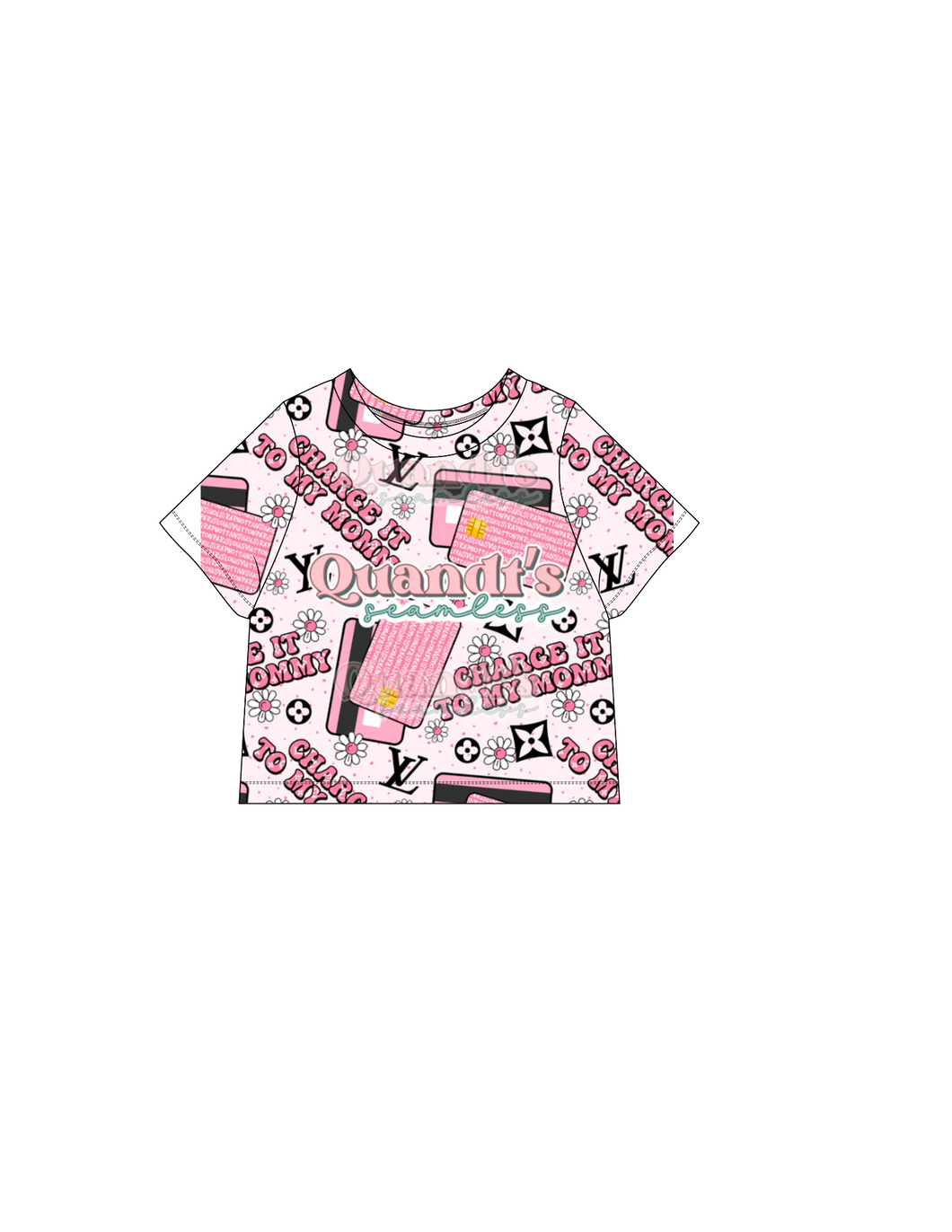 Charge it to mommy tee shirt