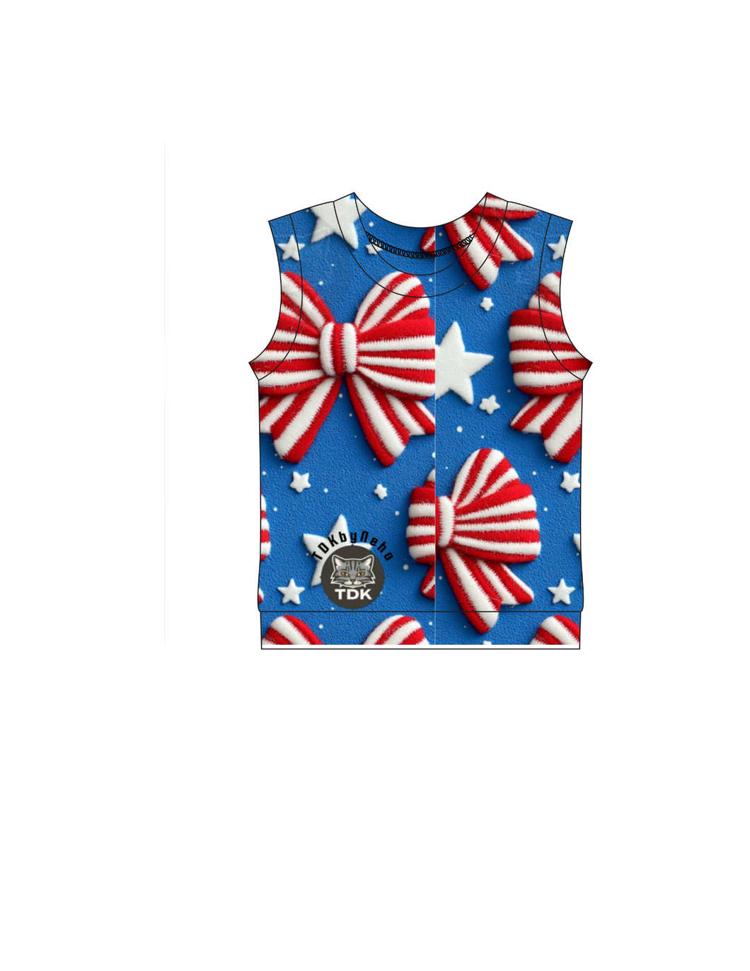 4th bows tank top