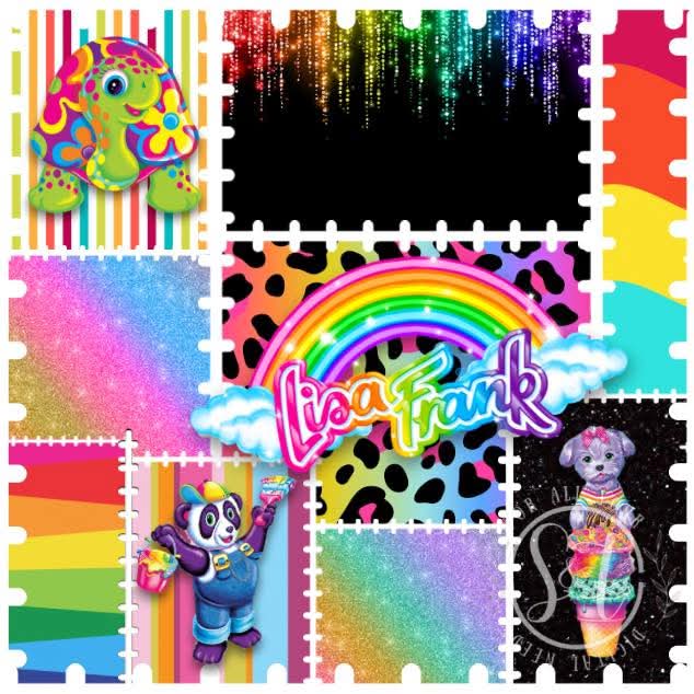 Bow/ piggies Lisa frank