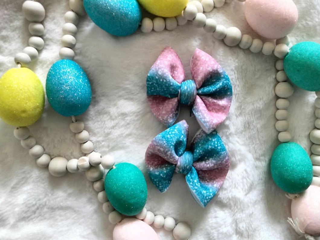 Glitter puff piggies