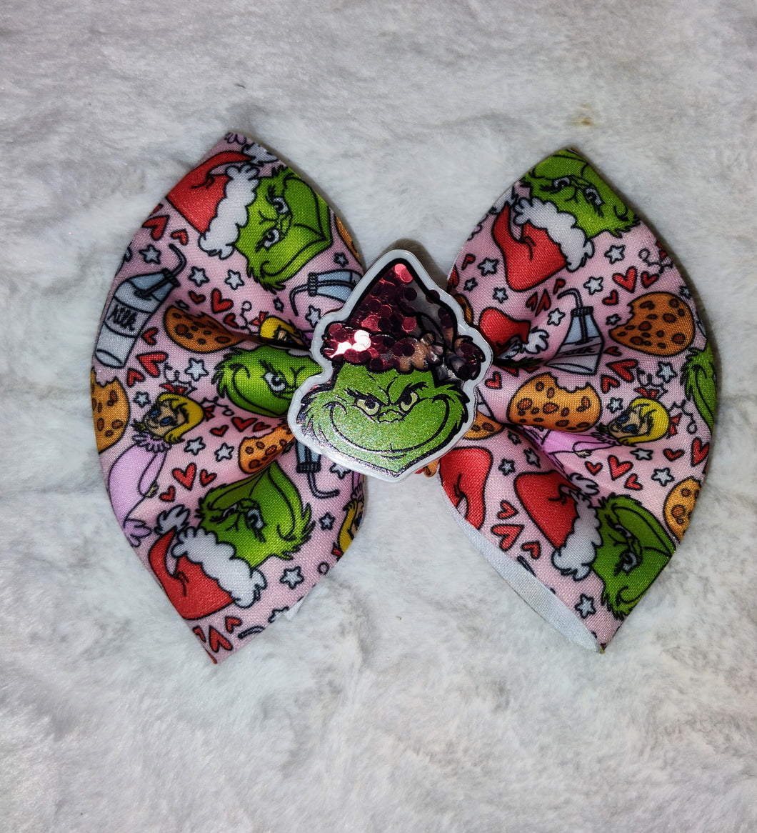 Grinch bow