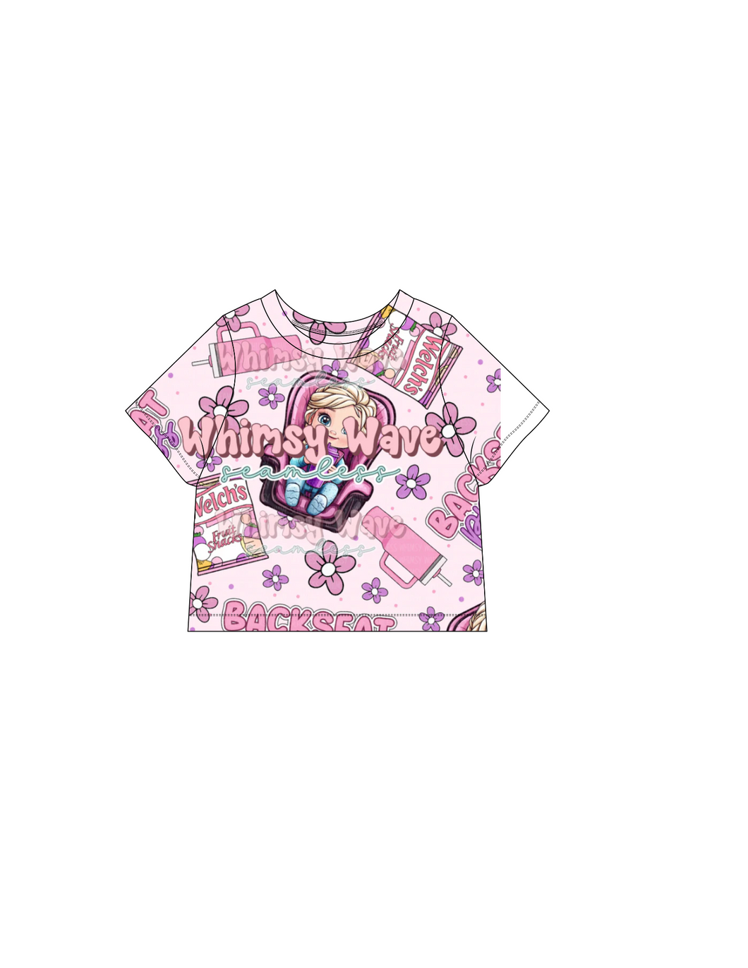 Backseat princess tee shirt