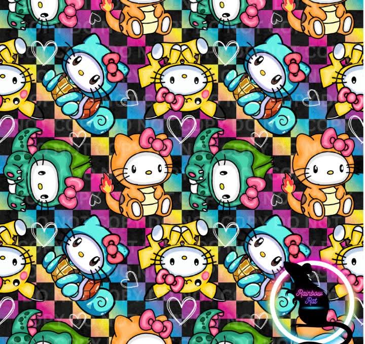 Bow/ piggie hello kitty