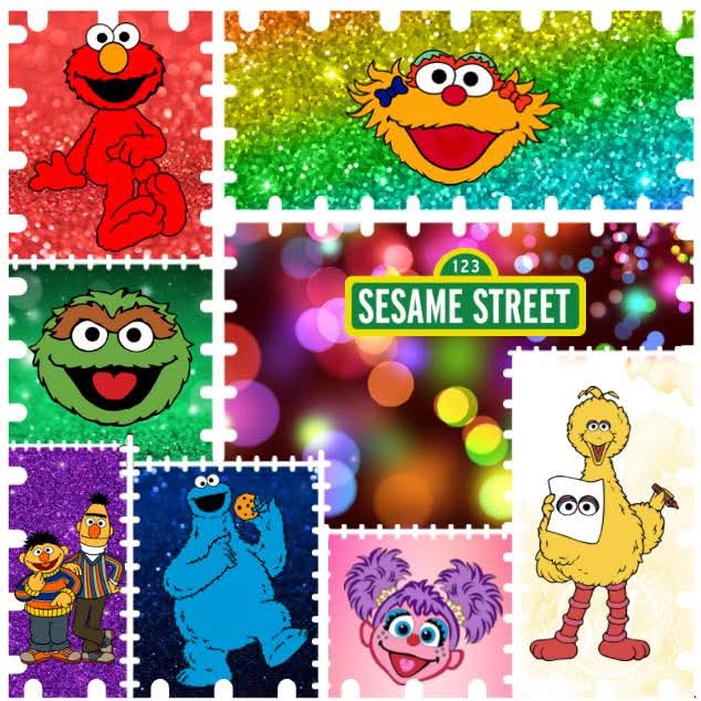Bow/ piggies sesame Street