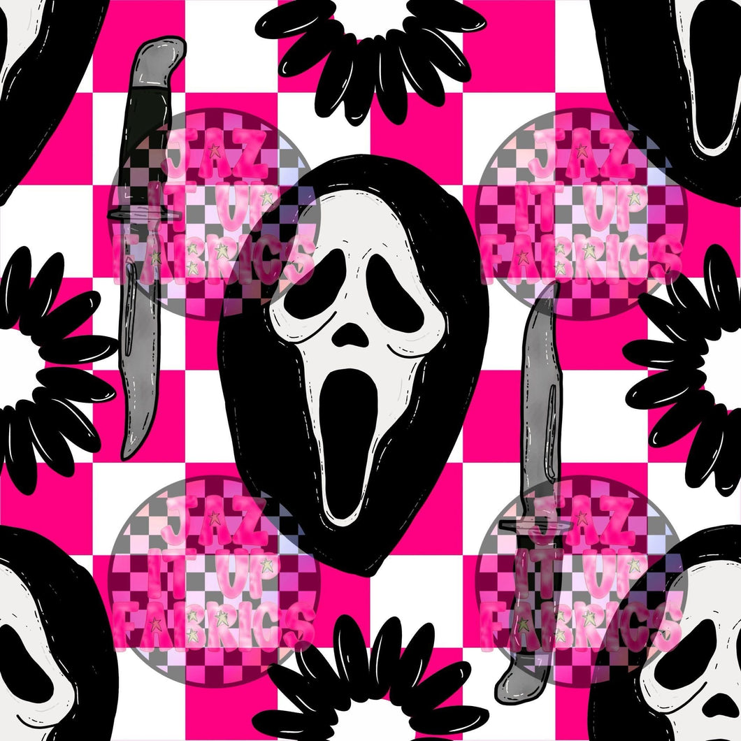 Ghost face piggie bow