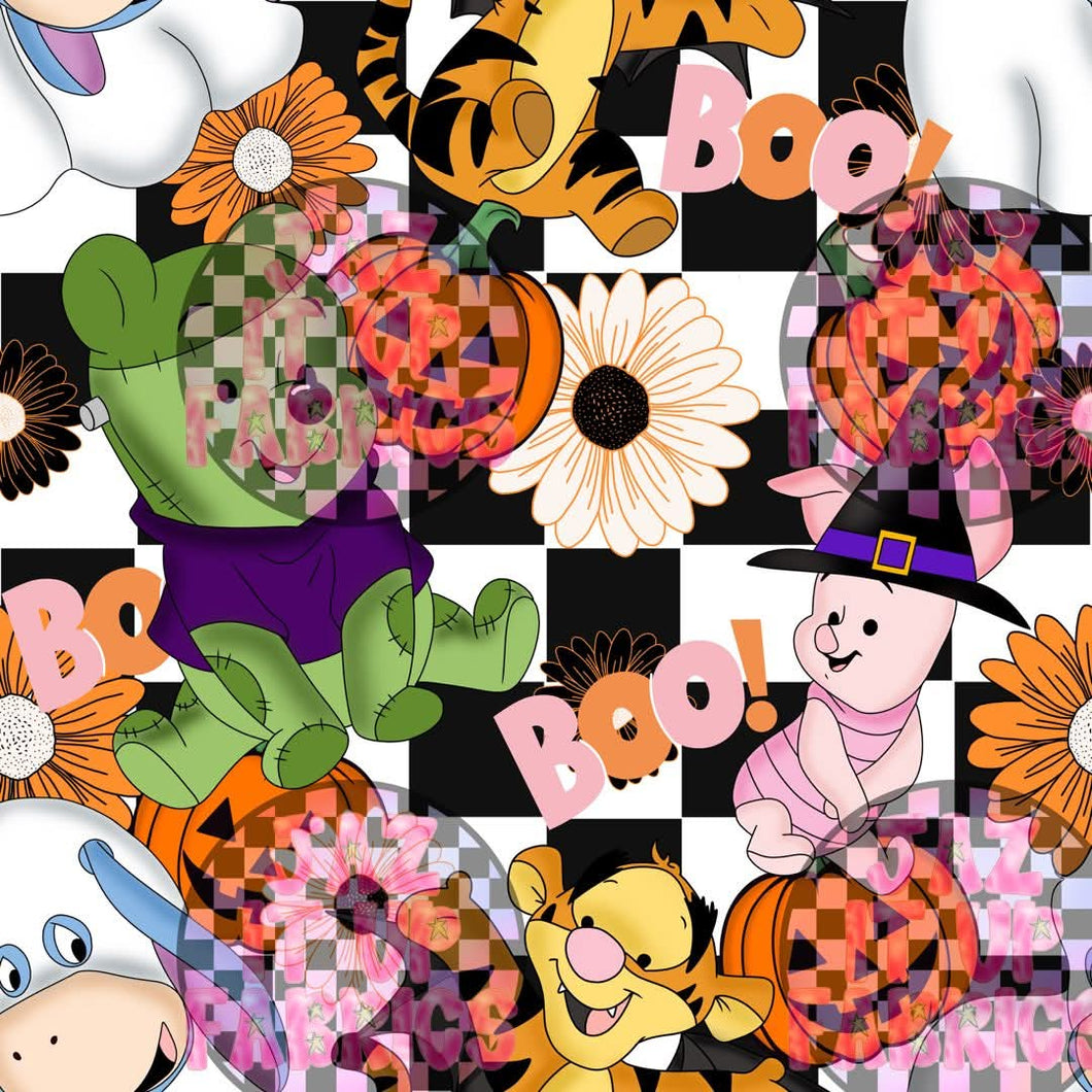 Bow/ piggie Pooh Halloween 🎃