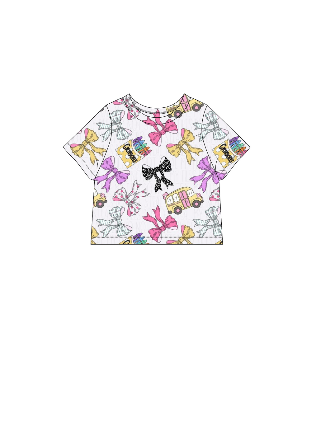 Bows school tee shirt