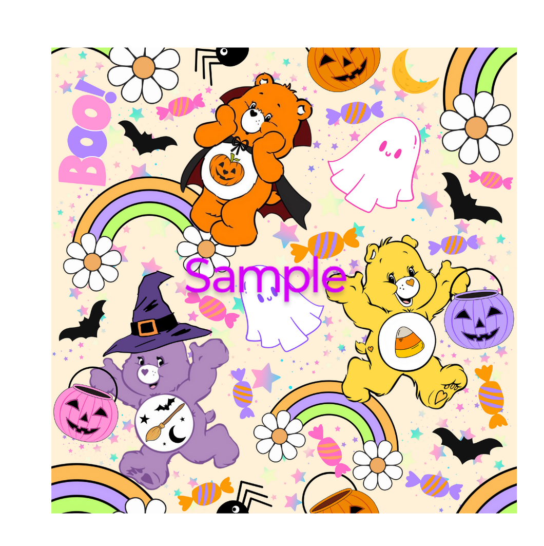 Carebear Halloween bow/ piggie