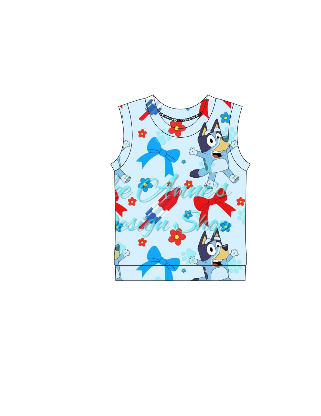 Bluey 4th tank top