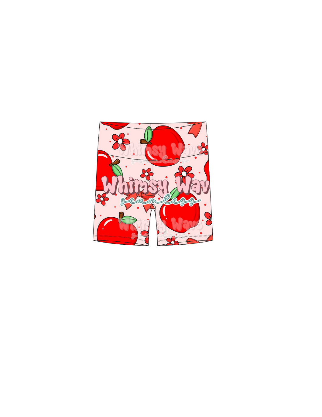 Apple biker shorts