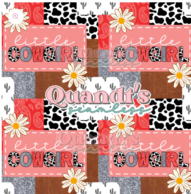 Bow/ piggie little cow girl