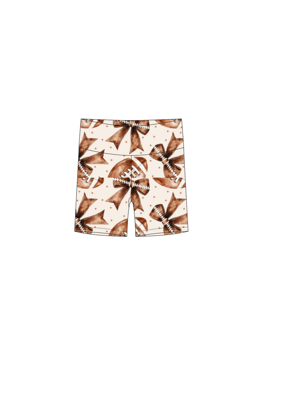 Football biker shorts 🏈