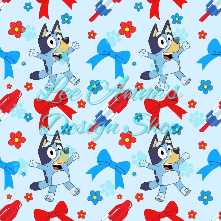 Bluey 4th bow/ piggie