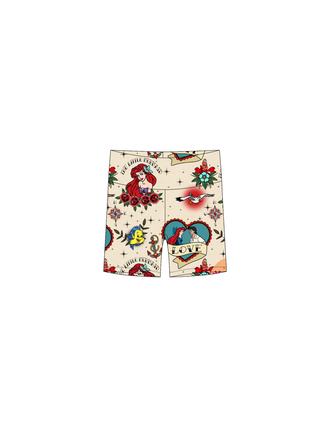 Ariel biker shorts