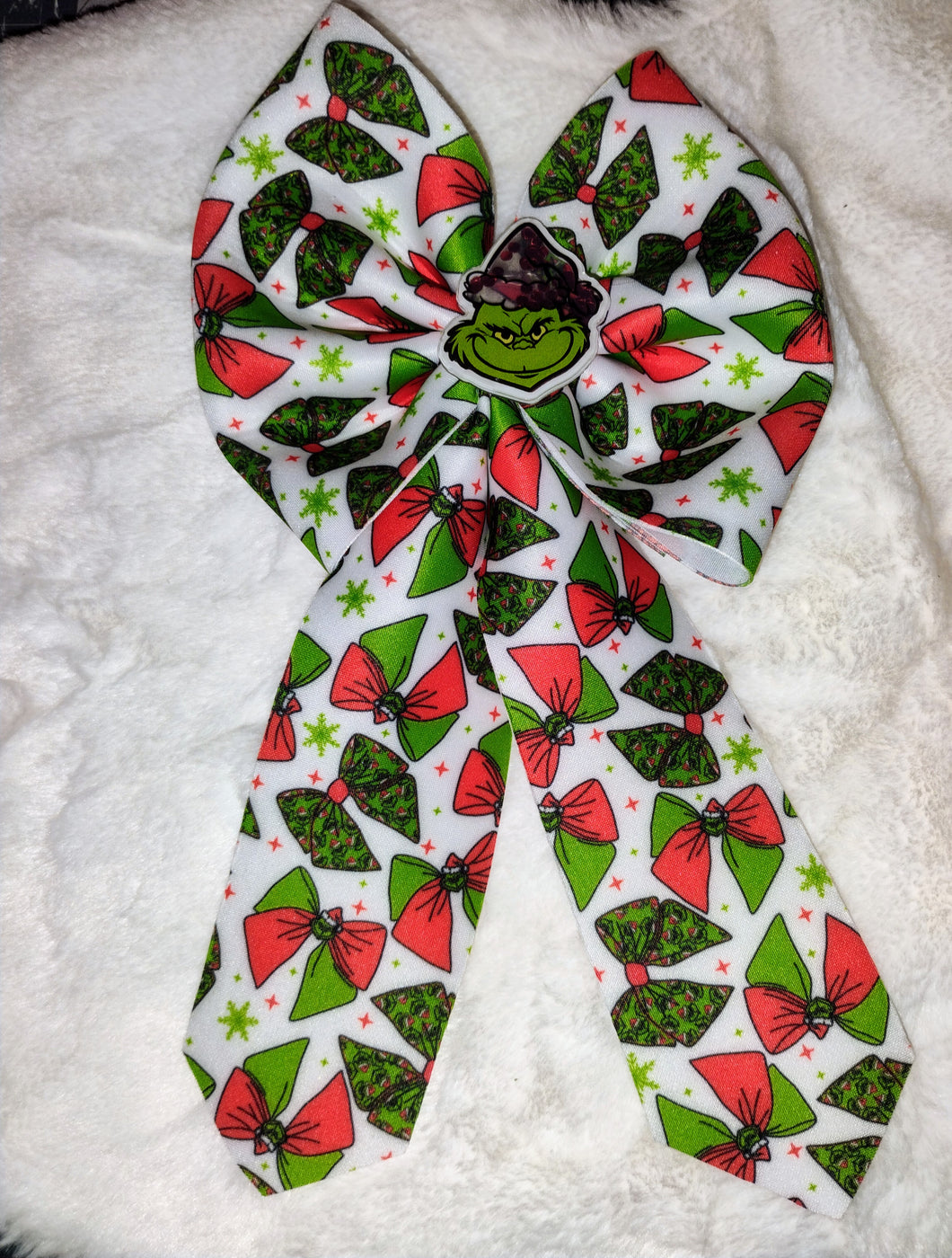 Grinch sailor bow