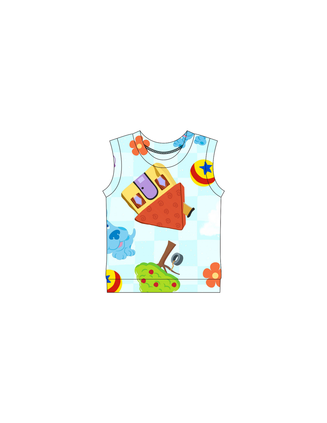 Blues clues tank top