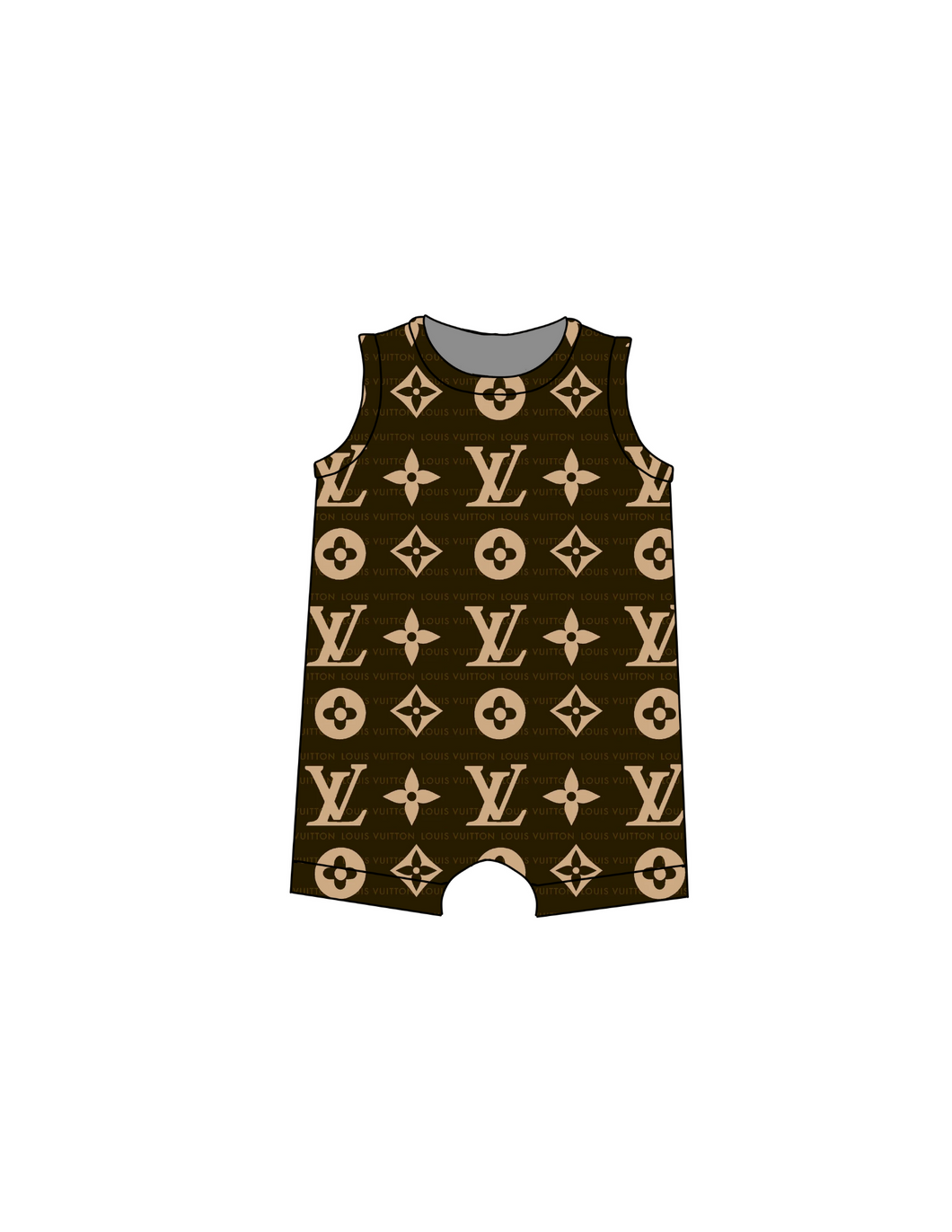 Brown LV romper