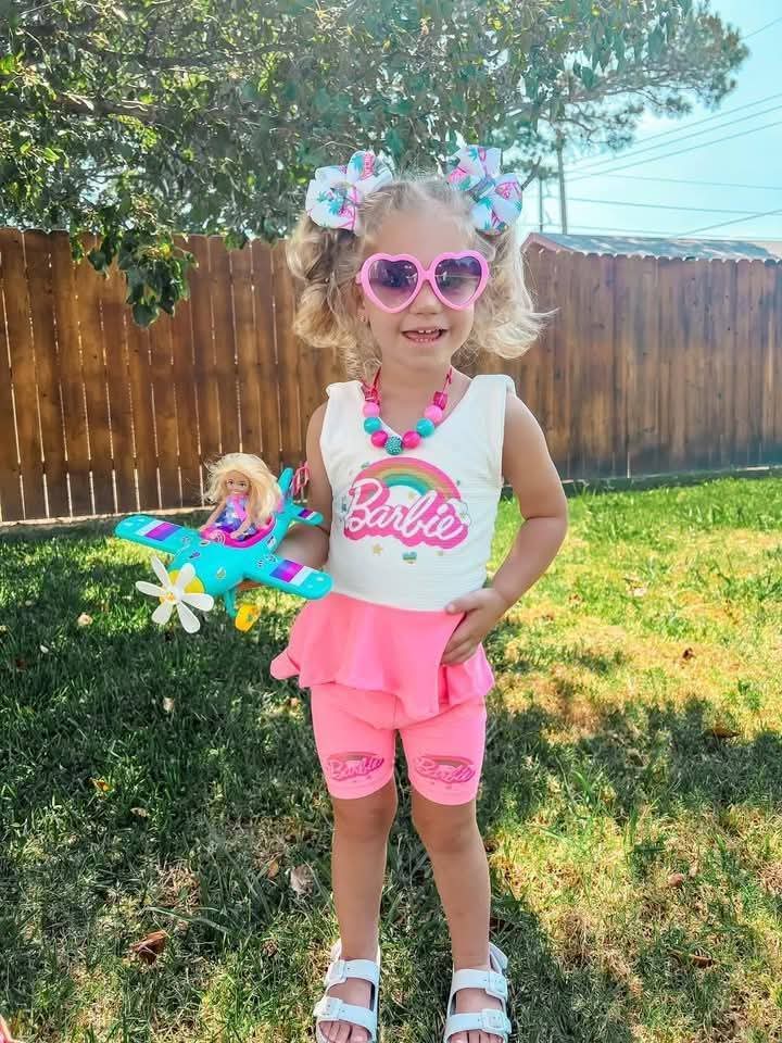 Barbie  peplum  Top