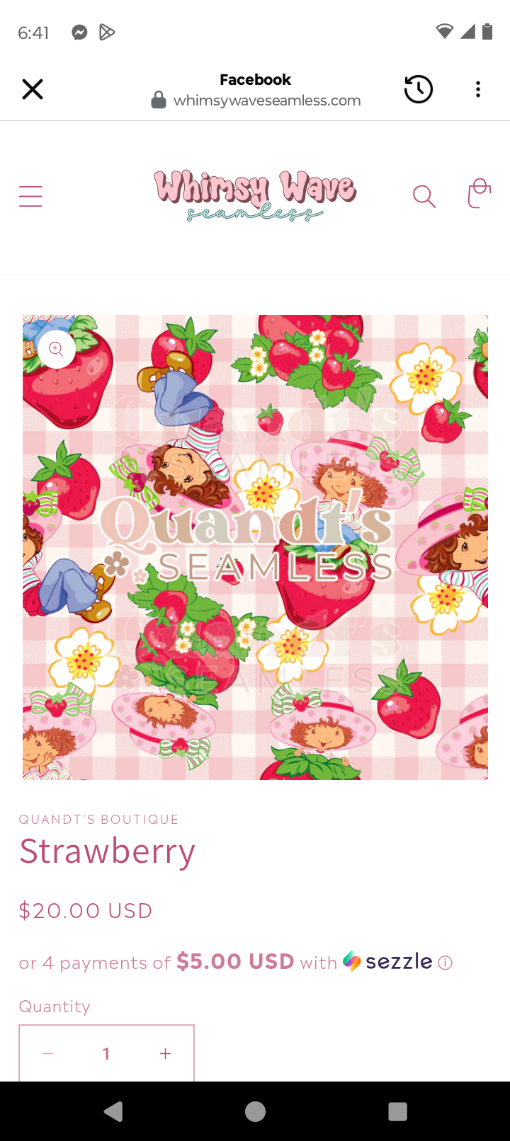 Bow/ piggie strawberry shortcake