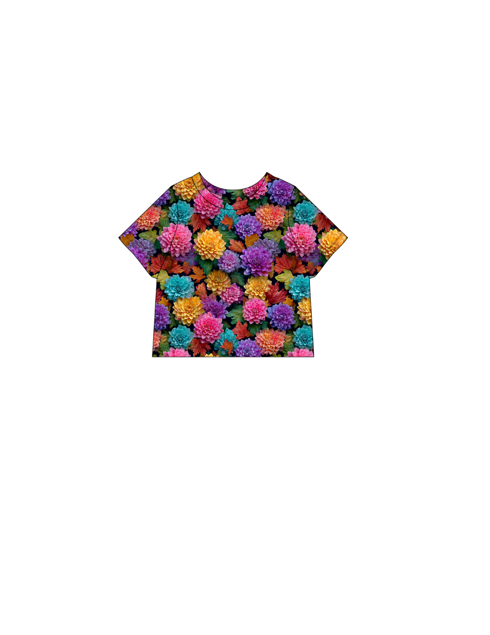 Floral tee shirt