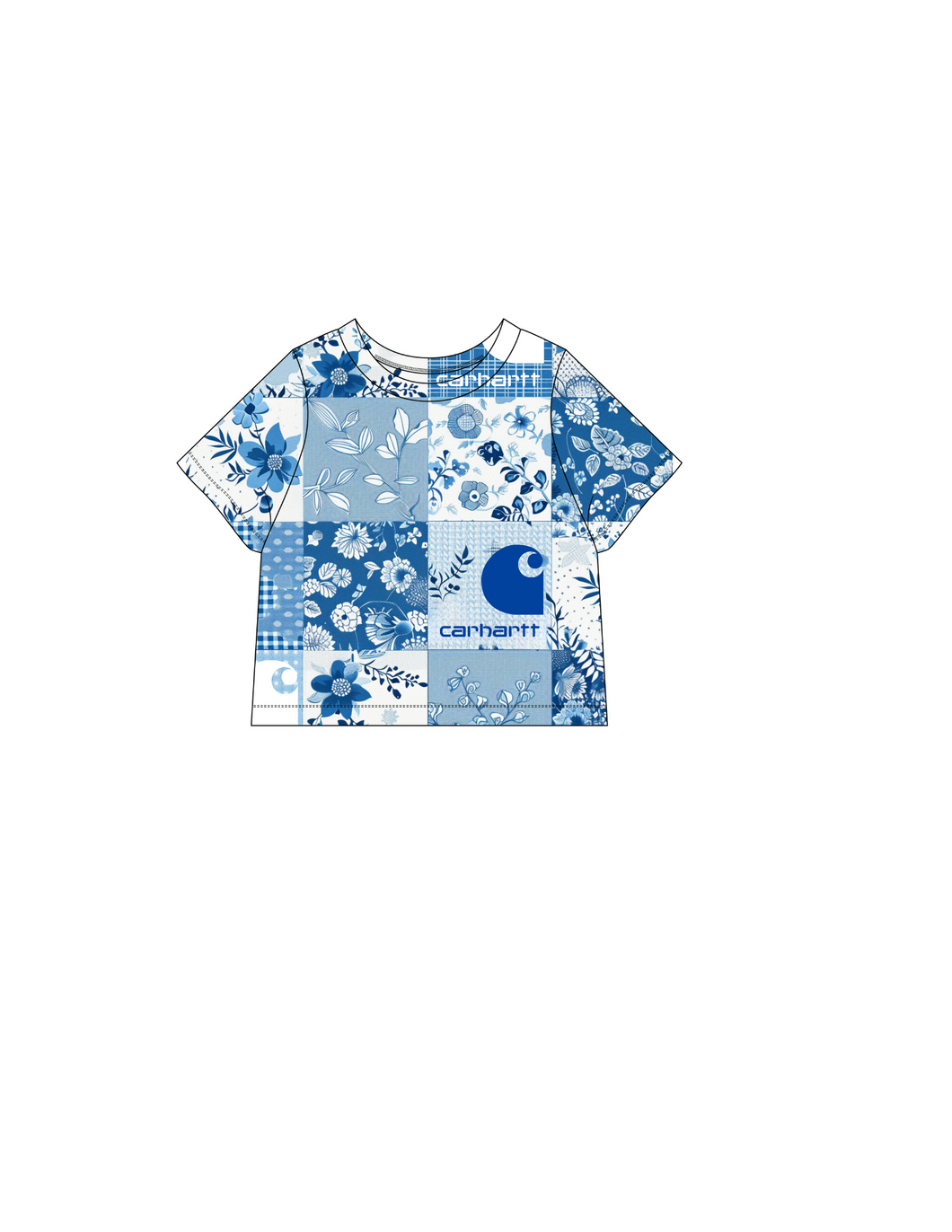Blue Carhartt tee shirt