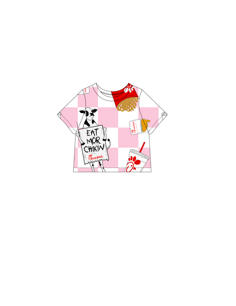 Chic fil A tee shirt